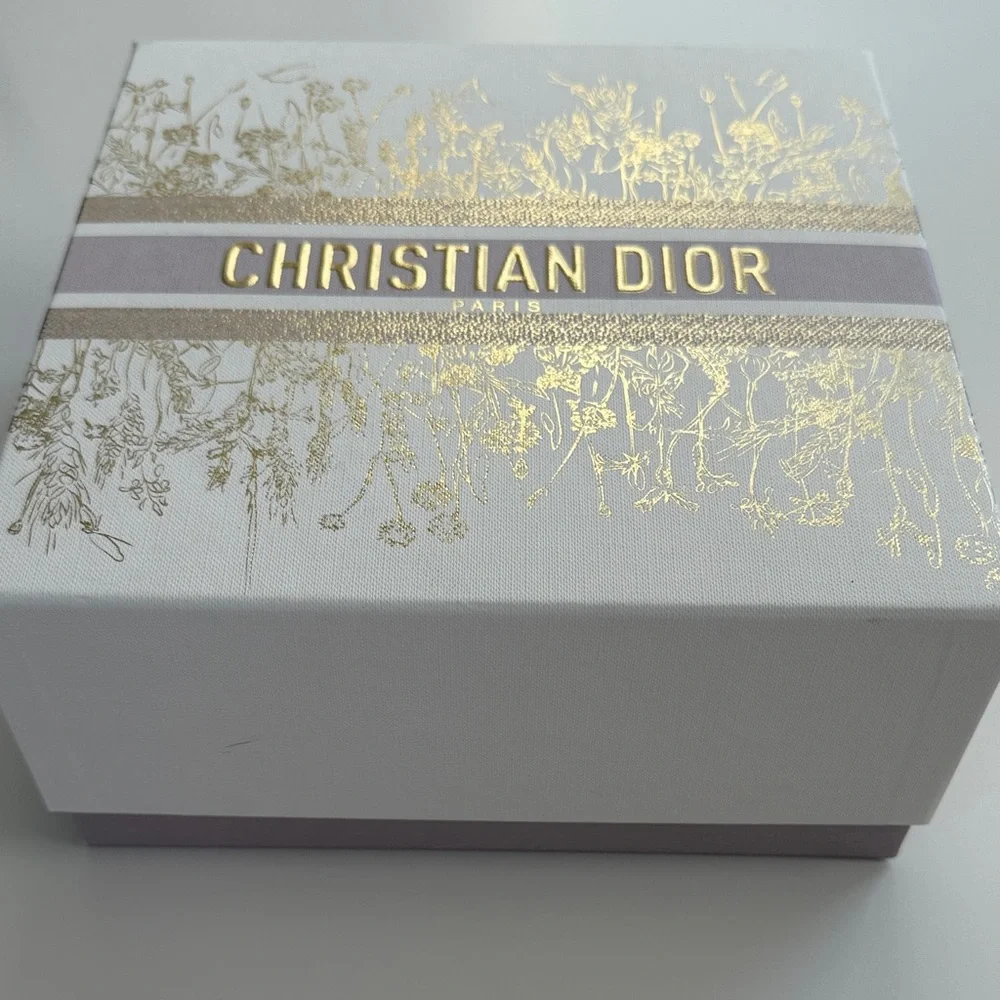 Christian Dior Decorative Gift Box in Pale Pink & Gold